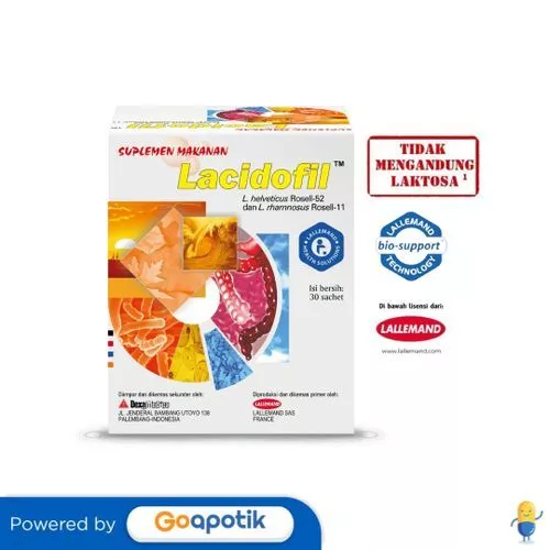 Lacidofil 1 Gram Serbuk Box 30 Sachet